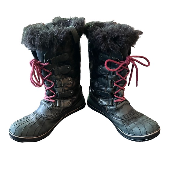 Sorel Tofino II Black Lace Up Waterproof Slip Resistant Women's Boot Size 10 - Picture 3 of 10